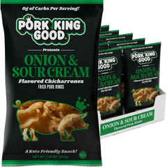 Onion & Sour Cream Pork Rinds (12 CT)