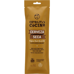 Cerveza Seca Dry Cured Belgian Style Quad Ale Salami