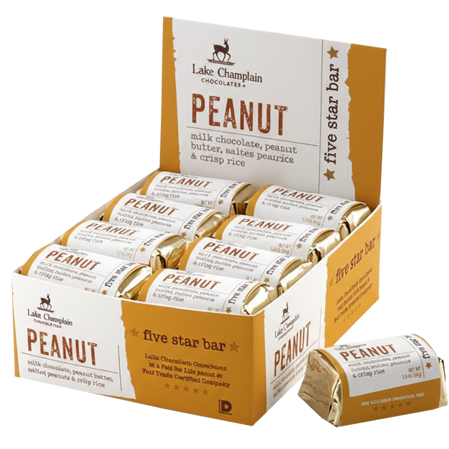 Milk Chocolate Peanut Five Star Bar (16 Pack)