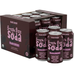 Organic Black Cherry Soda (12 Pack)