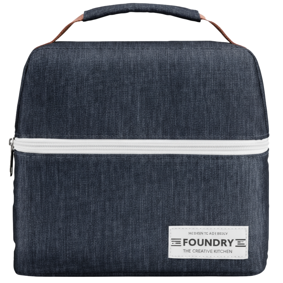 Dexter Lunch Bag - Woven Texture Denim
