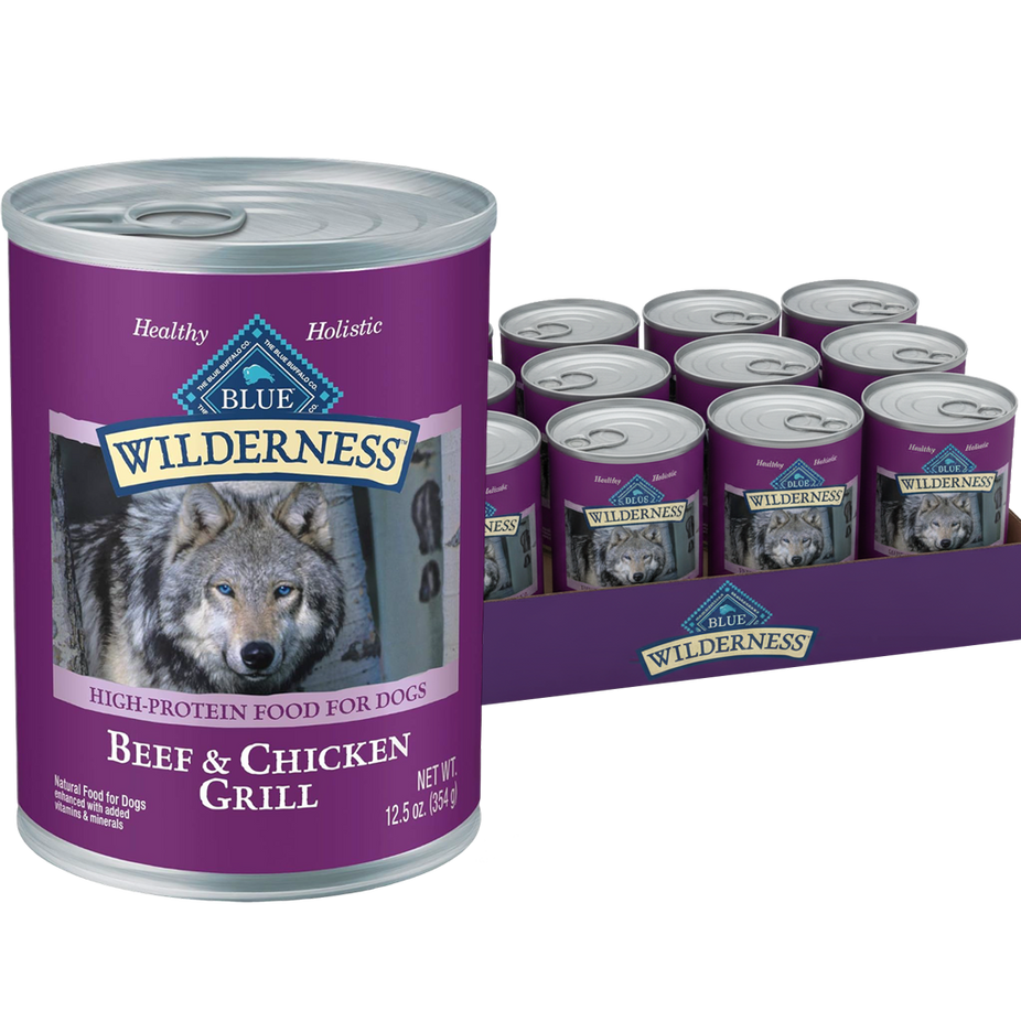 Beef and Chicken Grill Dog Food (12 Pack)
