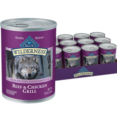 Beef and Chicken Grill Dog Food (12 Pack)