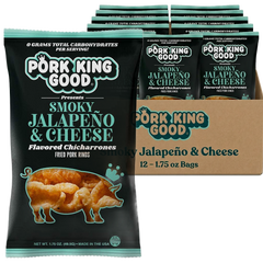 Pork King Good Smoky Jalapeno & Cheese Rinds (12 CT)