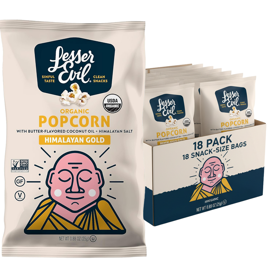 Organic Popcorn Himalayan Gold (18 CT)