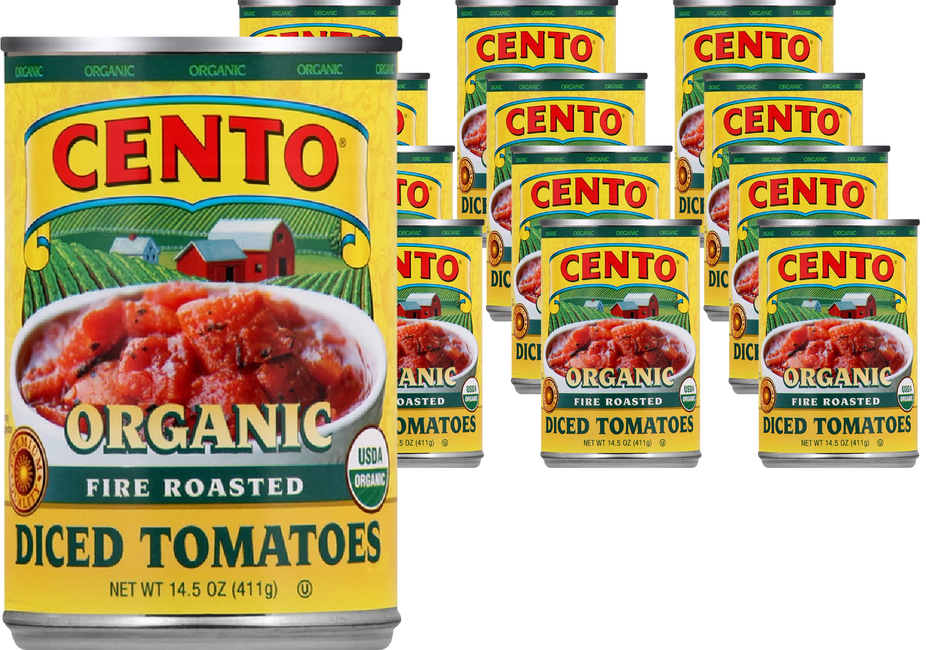 Organic Fire Roasted Diced Tomatoes (12 Pack)
