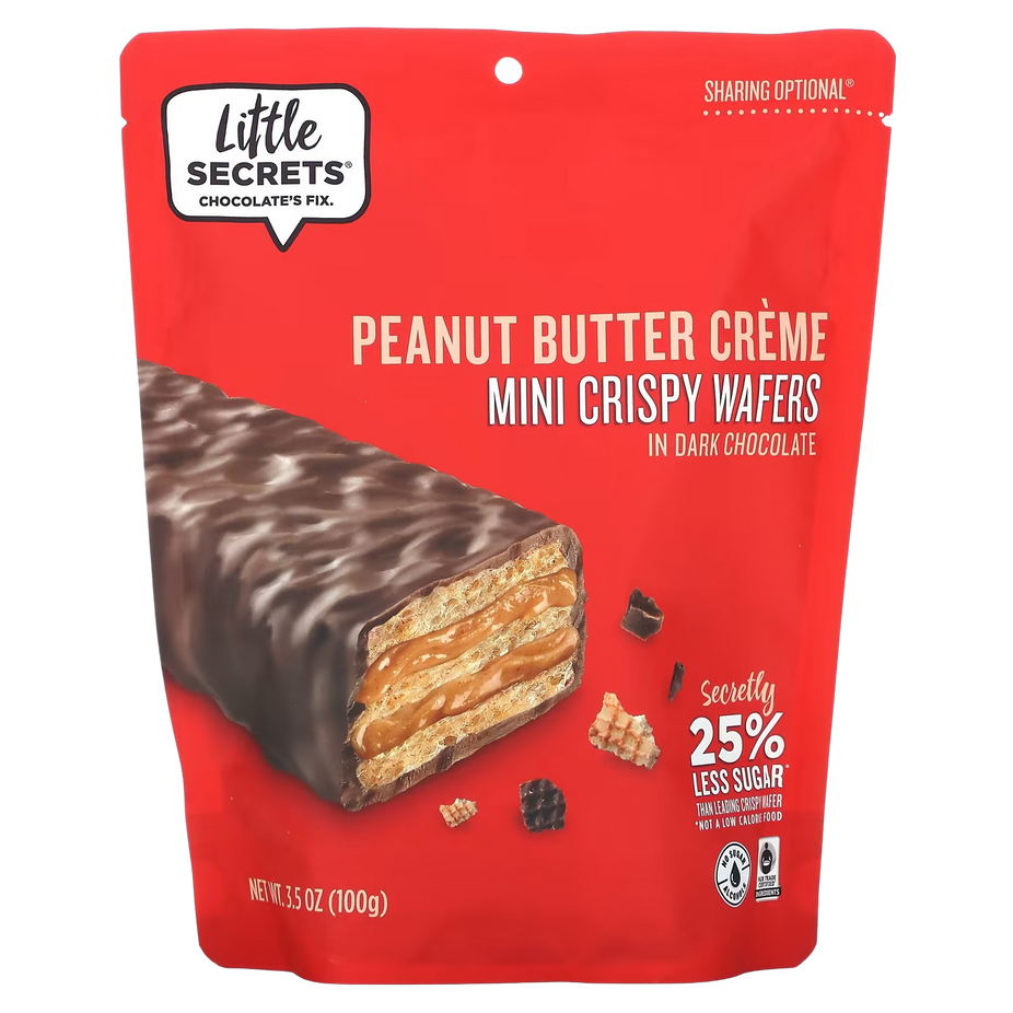 Mini Crispy Wafers Peanut Butter Creme