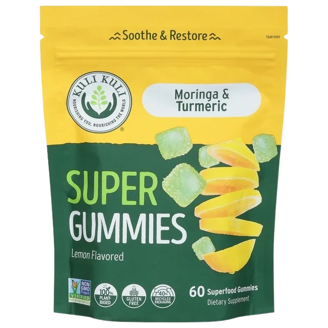 Moringa & Turmeric Super Gummies- Lemon Flavor