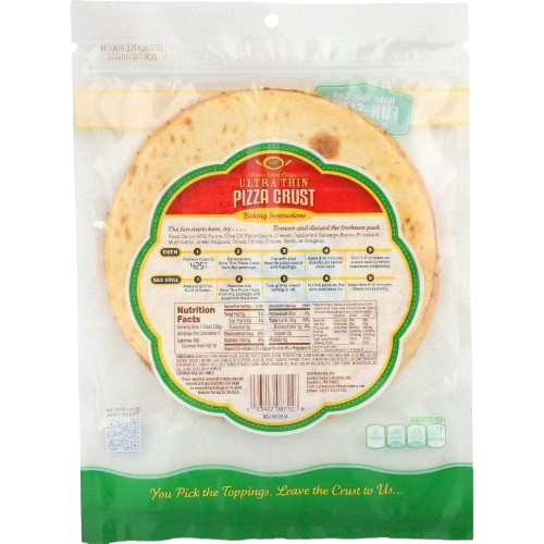 Ultra Crispy And Ultra Thin Pizza Crust 7 inch (5 CT)