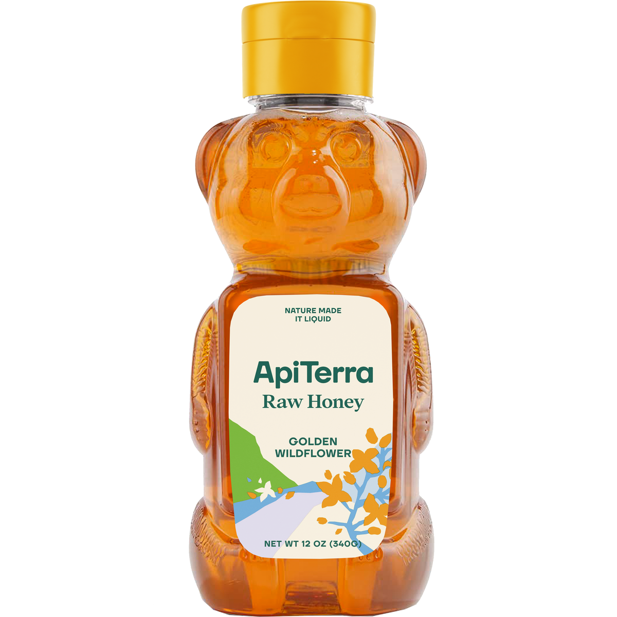 Apiterra - Raw Honey 100% Pure Oun And Unfiltered 8 Under Blast Sales Natural