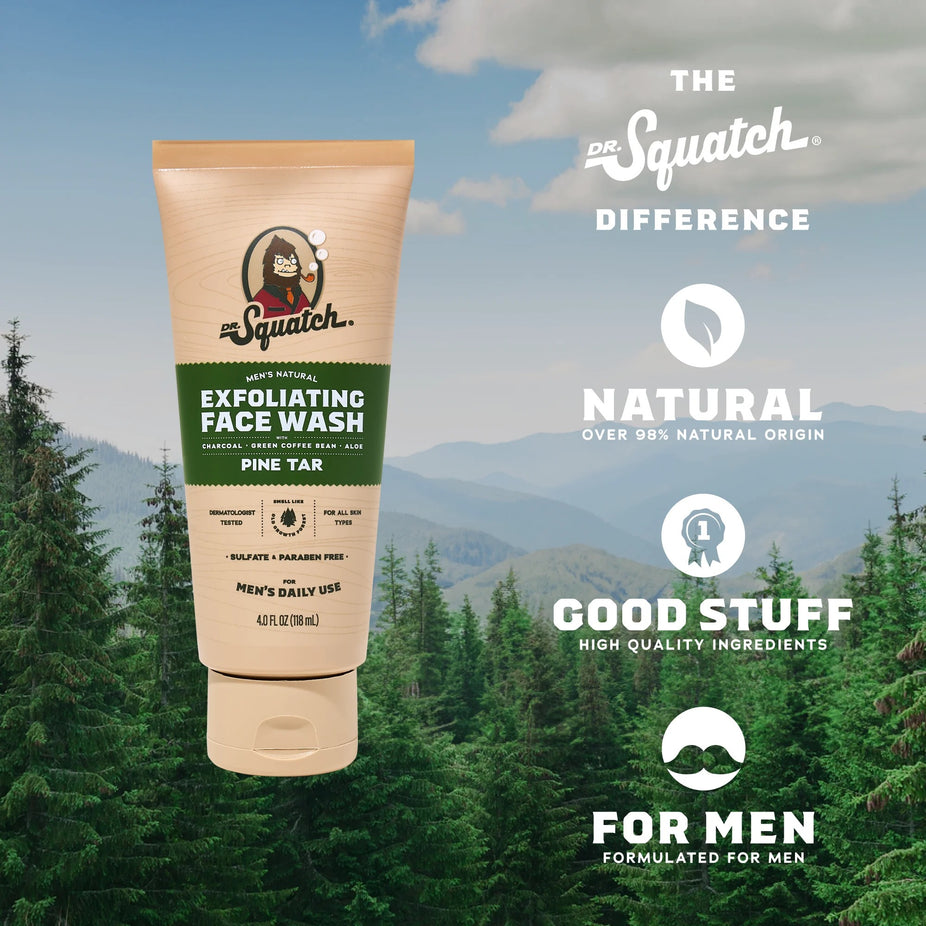 Pine Tar Men's Natural Face Wash