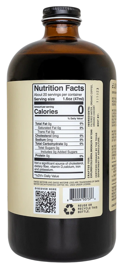 The Daydreamer Decaf Cold Brew Coffee Concentrate