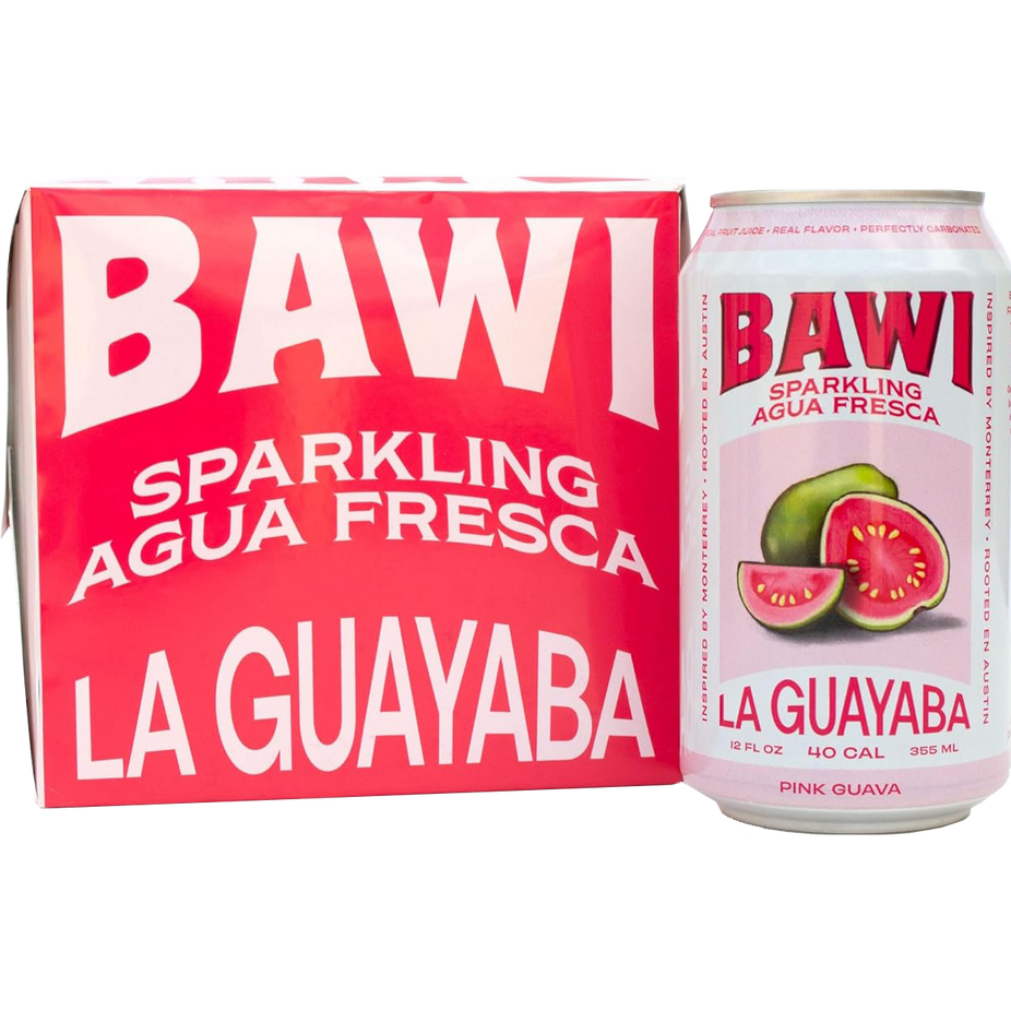 Sparkling Agua Fresca La Guayaba - Guava (4 Pack)