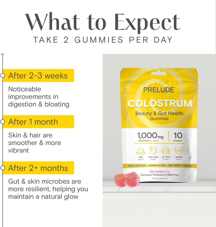 Colostrum Gummies Travel Size (3 Pack)