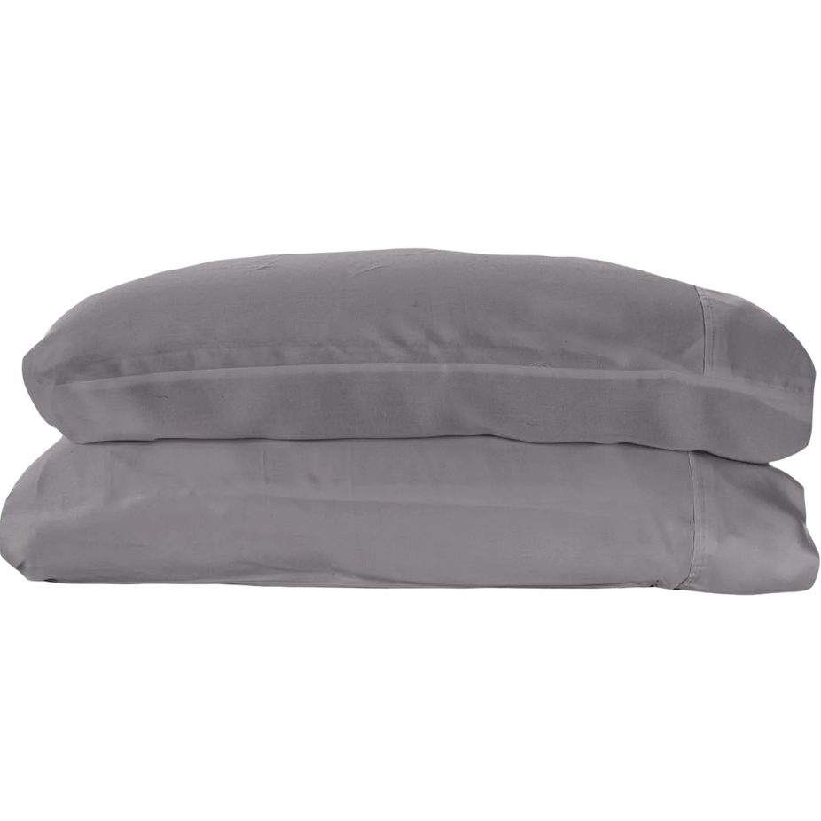 Woven Pillowcase Set in Feather (King)