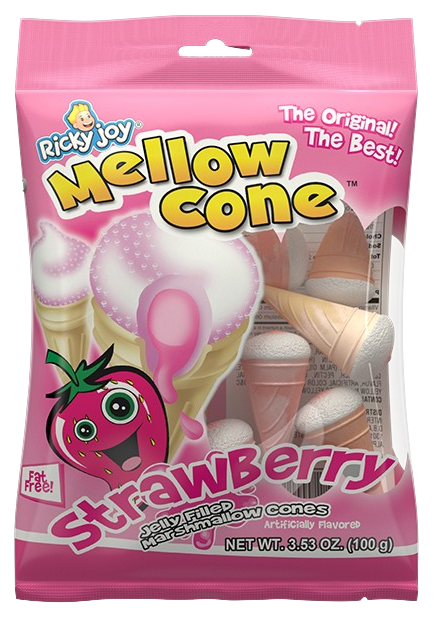 Mellow Cone Strawberry Cupcake