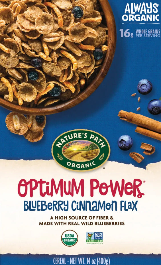 Organic Blueberry Cinnamon Optimum Cereal