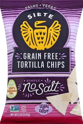 Grain Free Tortilla Chips, No Salt