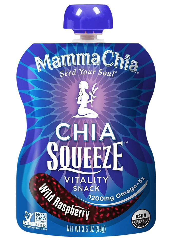Wild Raspberry Organic Chia Squeeze (4 CT)