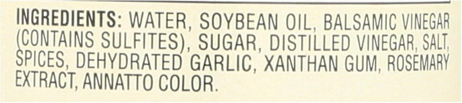 Balsamic Vinaigrette Dressing
