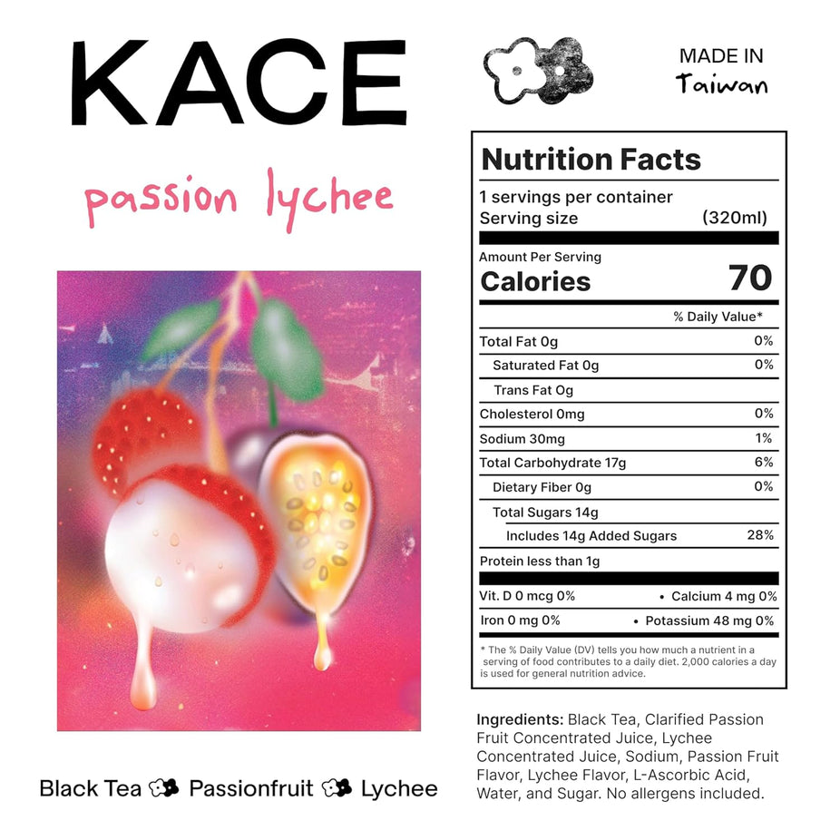 Lychee & Passion Fruit Black Tea(12 Pack)