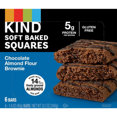 Chocolate Almond Flour Squares Brownie (6 CT)