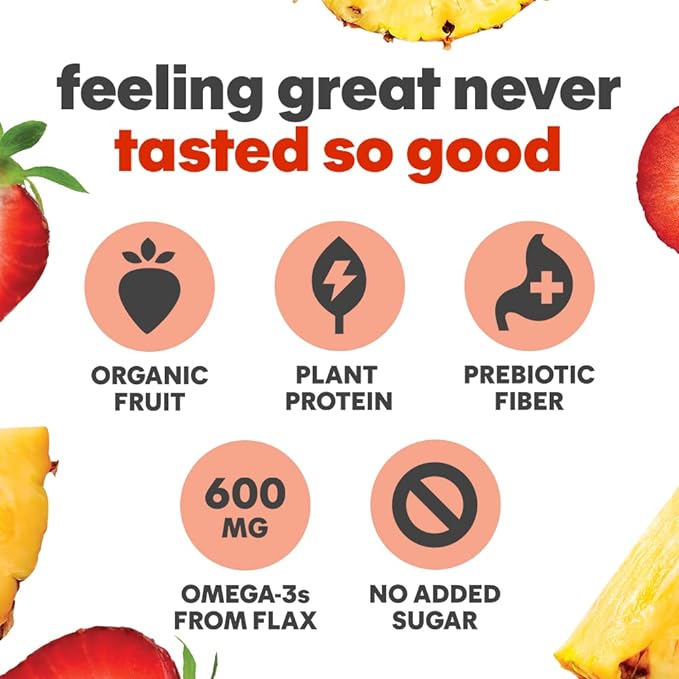 Organic Strawberry Pineapple Superfood Smoothie (6 Pack)