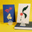 Abstract Flora Postcards