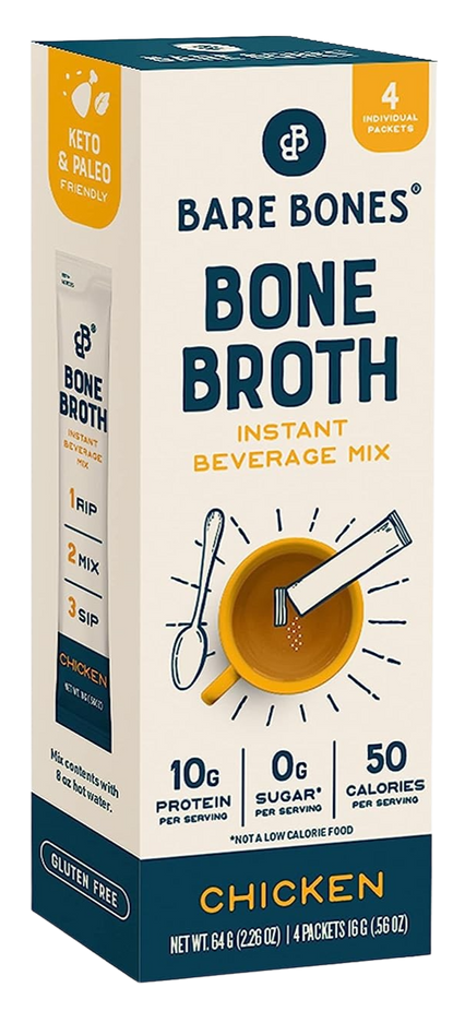 Chicken Bone Broth Instant Beverage Mix (4 CT)