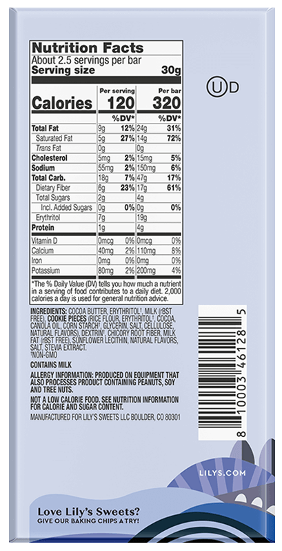 Cookies & Cream White Chocolate Bar