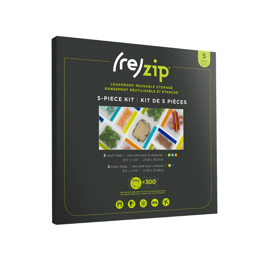 5-piece Flat Bag Starter Kit - Multicolor