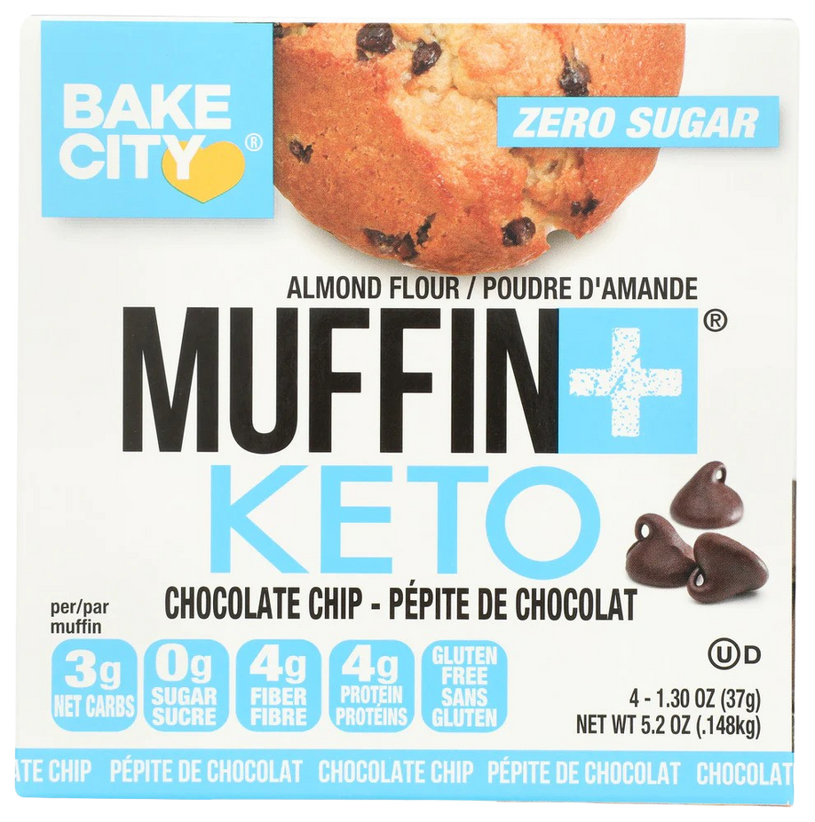 Muffin + Keto Chocolate Chip Muffin