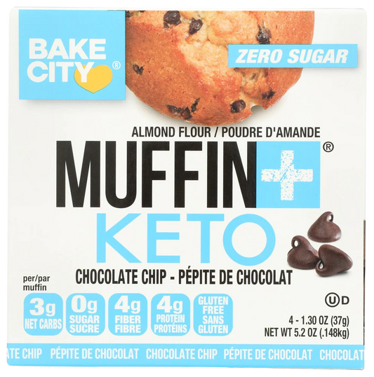 Muffin + Keto Chocolate Chip Muffin