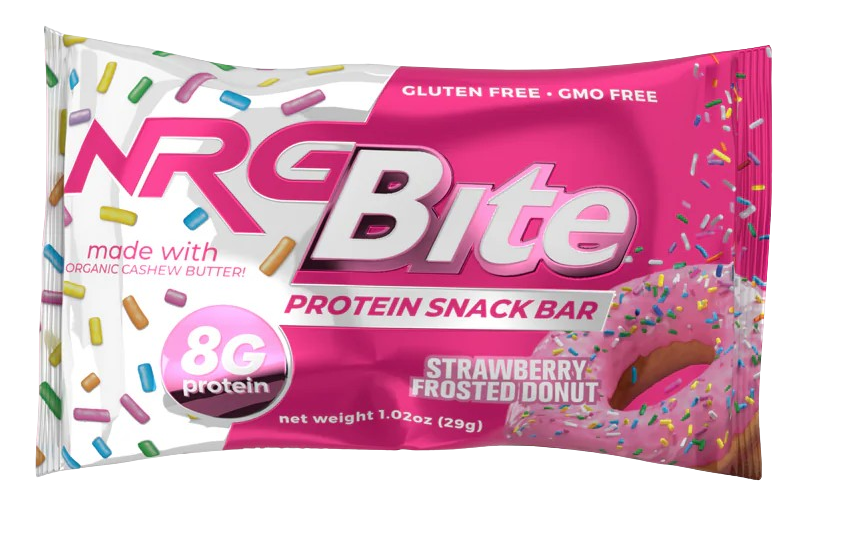 Strawberry Frosted Donut Protein Snack Bar (12 Pack)