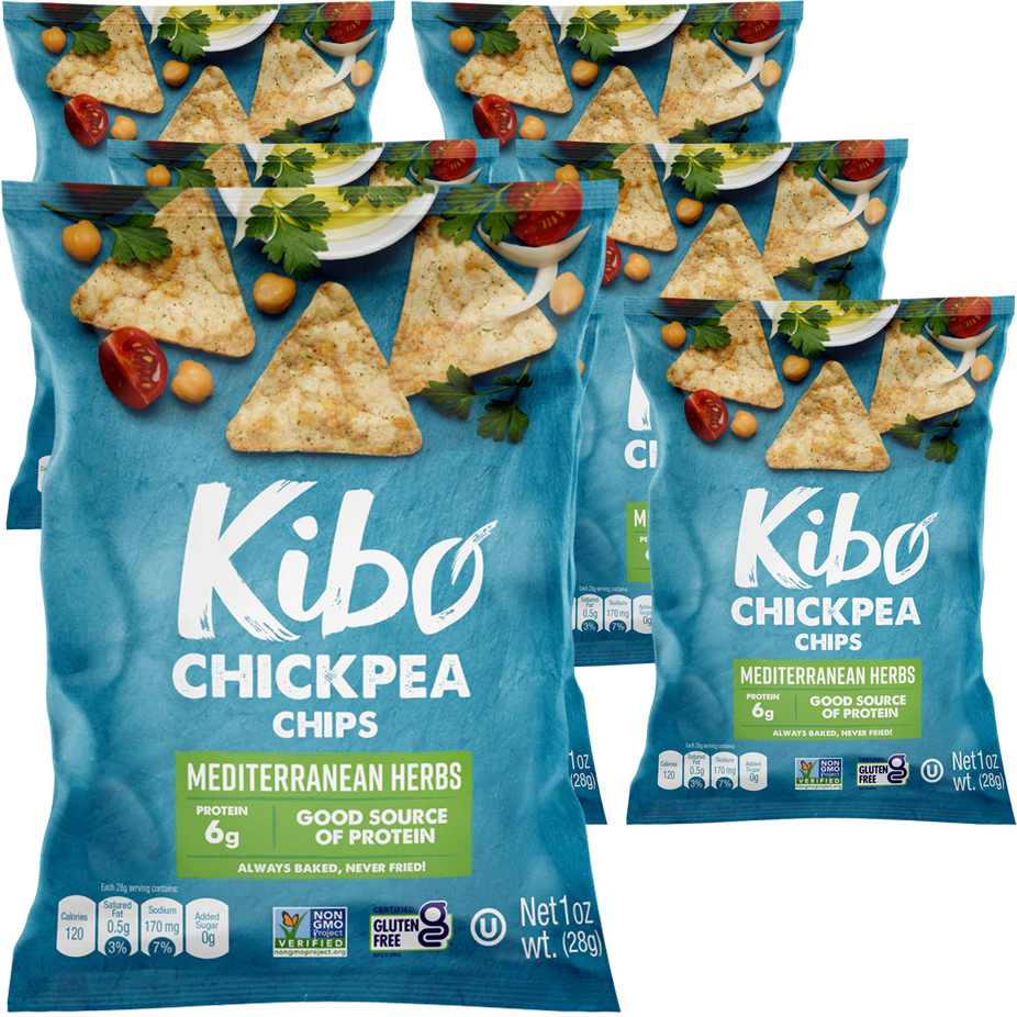Chickpea Chips with Mediterranean Herbs (6 Pack)