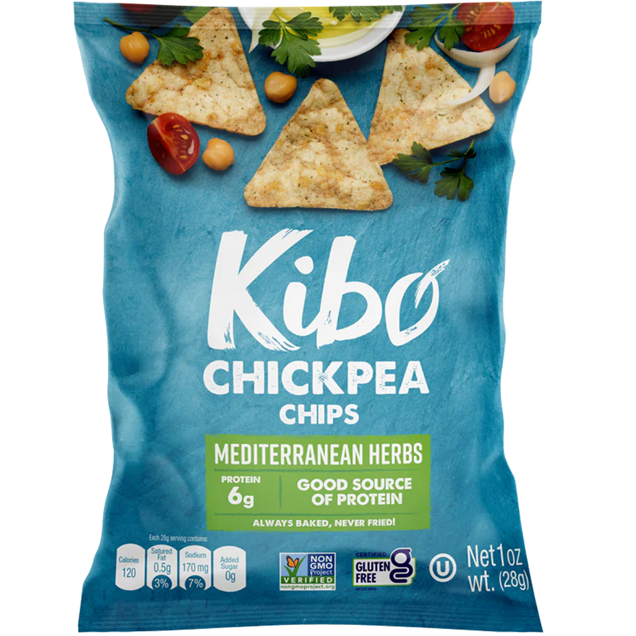 Chickpea Chips with Mediterranean Herbs (6 Pack)