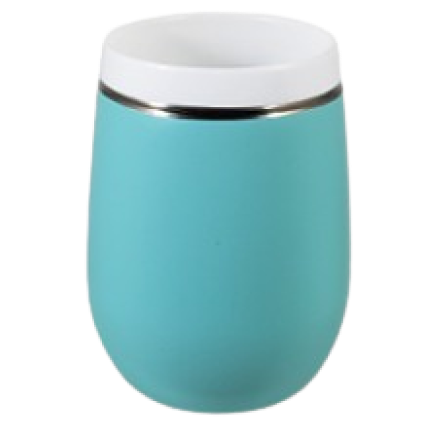 9oz CeramiSteel Ceramic Wine Tumbler - Turquoise