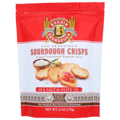 Sea Salt & Olive Oil Sourdough Crisps
