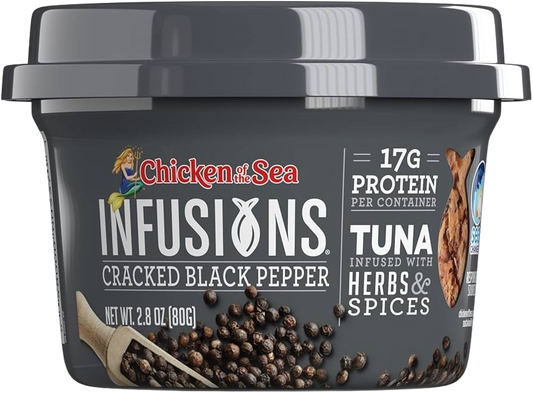 Infusions - Tuna Infused with Cracked Black Pepper (6 Pack)