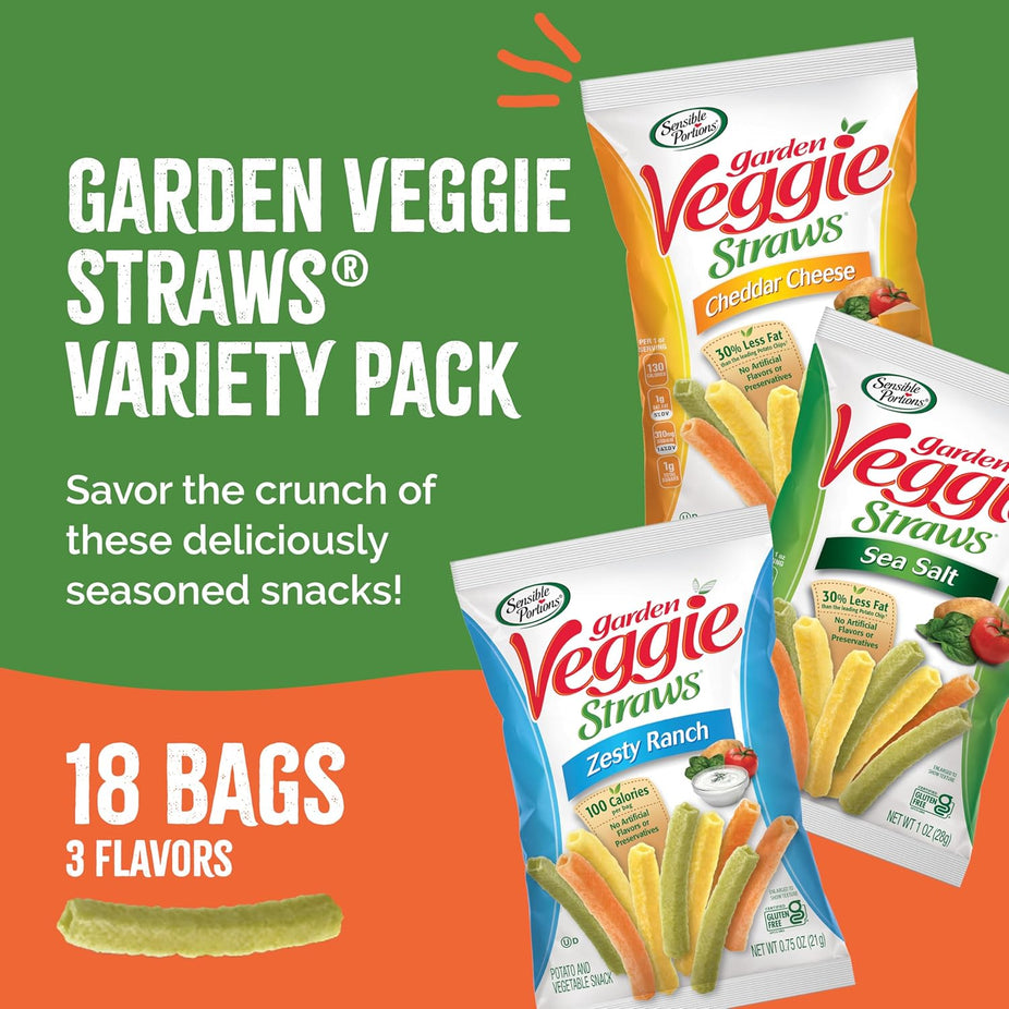 Garden Veggie Straws Variety Pack (18 CT)