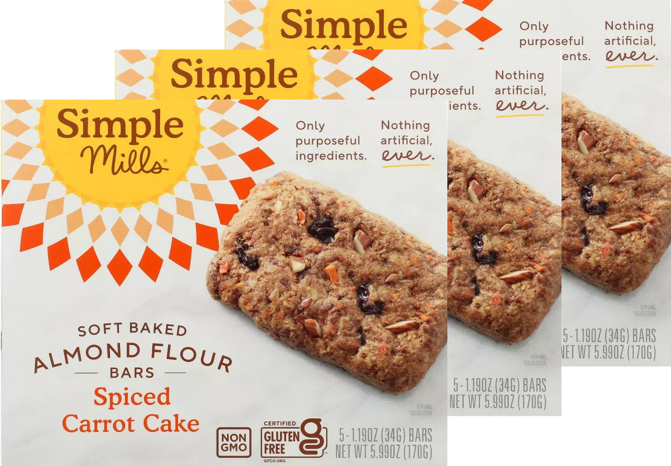 Soft-Baked Bars-Spiced Carrot Cake (3 Pack)