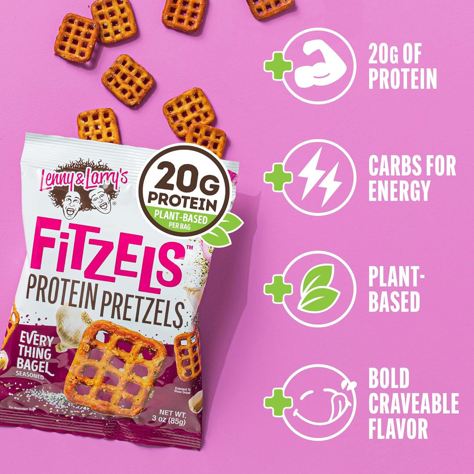 Everything Bagel Protein Pretzels (8 Pack)