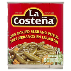 Green Pickled Serrano Pepper