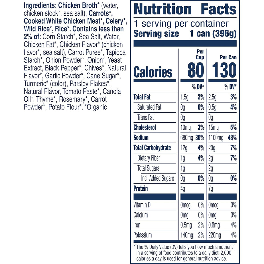 Organic Chicken Wild Rice Soup