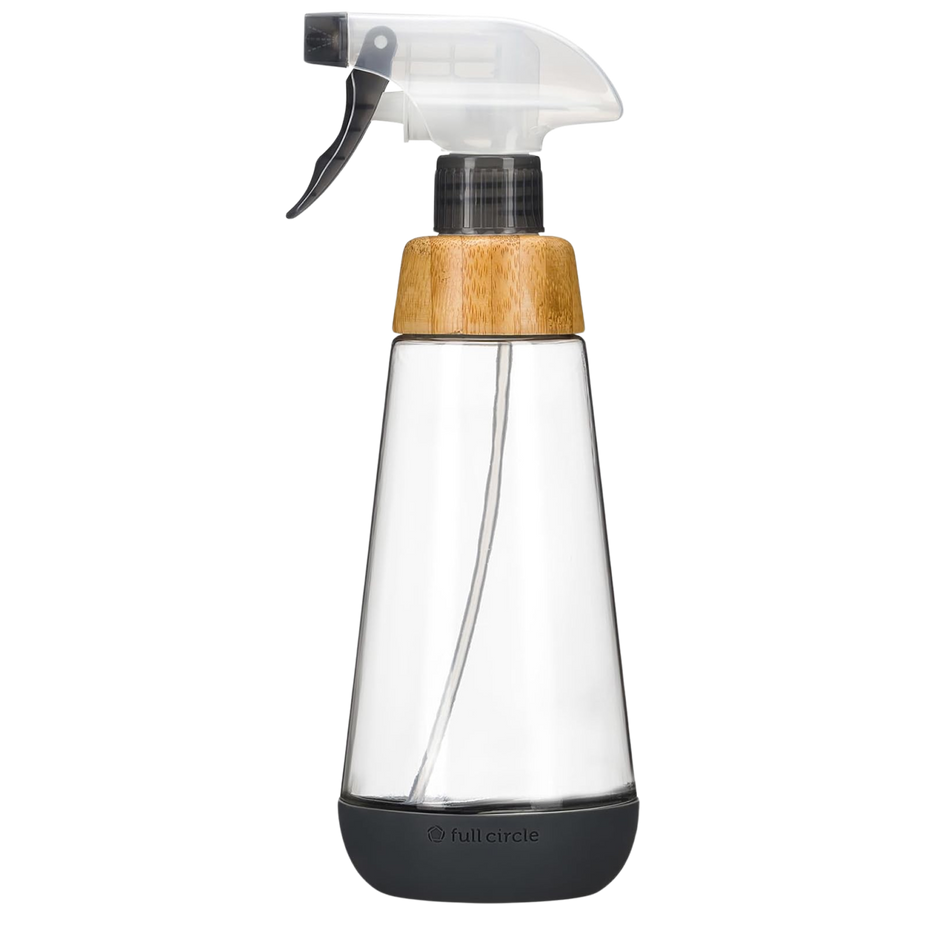 Glass Spray Bottle - Gray 16 oz