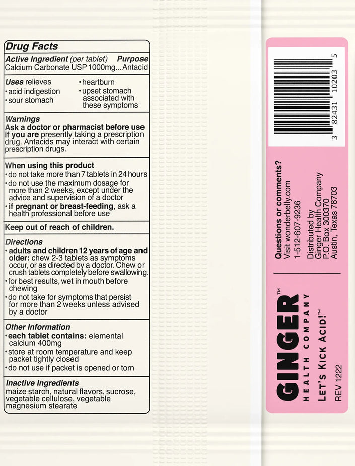 Antacid Strawberry Packet (20 CT)