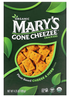 Plant-Based Cheese & Herb Crackers