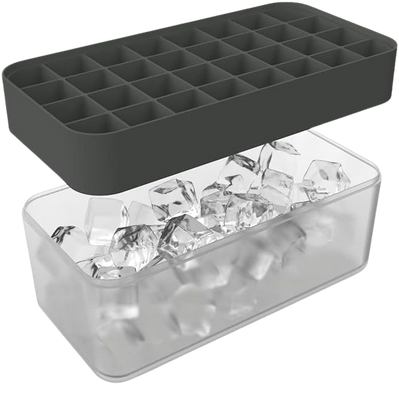 Silicone Ice Box - Charcoal