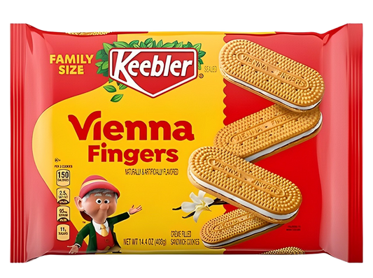 Vienna Fingers - Crispy Vanilla Sandwich Cookies