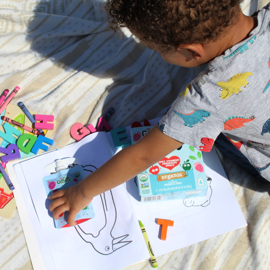 Organic Apple Strawberry Pomegranate Spinach (4 Pack)